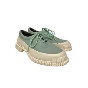 CAMPER Mint Green and Cream PIX Lace Loafers Unisex